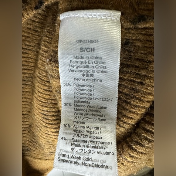 Madewell Tigerized Cameron Ribbed Cardigan Sweater in Coziest Yarn - Picture 5 of 6